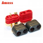 T Plug Connector With Sheath Housing Male & Female Amass 